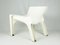 White Plastic Vicario Armchairs by Vico Magistretti for Artemide, 1971, Set of 2 3