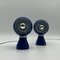 Eyeball Blue Lamps by Reggiani, 1960s, Set of 2, Image 1