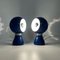 Eyeball Blue Lamps by Reggiani, 1960s, Set of 2 2