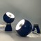 Lampes Eyeball Bleues par Reggiani, 1960s, Set de 2 9