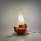 Lampada Magic vintage in ceramica arancione, anni '60, Immagine 9