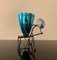 Lámpara de mesa vintage azul, años 50, Imagen 2