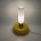 Vintage Bedside Lamp in Yellow Glass, 1960s 4
