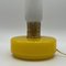 Vintage Bedside Lamp in Yellow Glass, 1960s 2