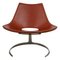 Scimitar Lounge Chair in Cognac Leather by Fabricius and Kastholm, 1980s 1