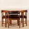 Mid-Century Dunvegan Table with Chairs by Tom Robertson for McIntosh, Set of 5 1