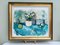 Teal Table, Oil Painting, Framed, Image 7