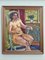 Nude Study, 1940s, Oil Painting, Framed 2