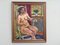 Nude Study, 1940s, Oil Painting, Framed 1