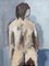 Study of a Standing Nude, 1960s, Oil on Canvas, Framed 3