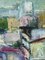 Case a colori, XX secolo, Olio su tela, Con cornice, Immagine 4