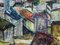 Case a colori, XX secolo, Olio su tela, Con cornice, Immagine 5