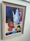 Coffee Pot & Fruit, 1950s, Oil on Canvas, Framed, Image 2