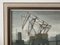 Dockside, Oil on Canvas, Framed 6