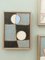 Lloyd Durling, Rising Blue Mini Abstracts, Mixed Media, Framed 6