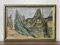 The Fishing Village, Painting, 1950s, Framed 1