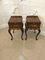 Antique Quality Figured Mahogany Bedside Tables, 1920s, Set of 2 1