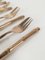 Mid-Century Cutlery Set in Brass & Faux Bamboo, 1970s, Set of 144 14