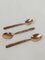 Mid-Century Cutlery Set in Brass & Faux Bamboo, 1970s, Set of 144 30