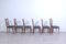 Mesa de comedor estilo Imperio con tablero de mármol y sillas con asientos de cuero de Brianzola, años 40. Juego de 7, Imagen 26