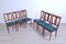 Mesa de comedor estilo Imperio con tablero de mármol y sillas con asientos de cuero de Brianzola, años 40. Juego de 7, Imagen 28