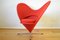 Silla Heart Cone de Verner Panton para Gebr. Nehl, años 60, Imagen 12