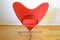 Silla Heart Cone de Verner Panton para Gebr. Nehl, años 60, Imagen 11