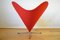 Silla Heart Cone de Verner Panton para Gebr. Nehl, años 60, Imagen 7