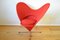 Sedia Heart Cone di Verner Panton per Gebr. Nehl, anni '60, Immagine 9