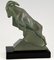 Art Deco Ram Bookends by Max Le Verrier, 1930, Set of 2 7