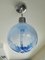 Blue Glass Pendant Lamp by Carlo Nason for Mazzega, Italy, 1960s 12