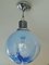 Blue Glass Pendant Lamp by Carlo Nason for Mazzega, Italy, 1960s 10