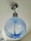 Blue Glass Pendant Lamp by Carlo Nason for Mazzega, Italy, 1960s 13