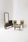 Vanity Mirror, Armchairs and Ottoman by Paolo Buffa, 1950s, Set of 4, Image 12