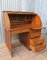 Vintage British Oak Roll Top Desk, 1930s 6