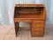 Vintage British Oak Roll Top Desk, 1930s, Immagine 4