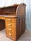 Vintage British Oak Roll Top Desk, 1930s 11