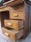 Vintage British Oak Roll Top Desk, 1930s, Immagine 12