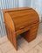 Vintage British Oak Roll Top Desk, 1930s, Image 3