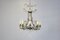 Lámpara de araña Ewardarian francesa de latón gris, Imagen 4