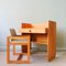 Desk and Chair by José Cruz De Carvalho for Interforma, 1970s, Set of 2 2