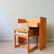 Desk and Chair by José Cruz De Carvalho for Interforma, 1970s, Set of 2 1
