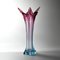 Large Murano Summerso Glass Vase from Cristallo Venezia CCC, 1960s 2