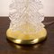 Tischlampe mit Künstlerischem Glas aus Murano Ambrati & Struktur aus gebürstetem Metall, Italien, 2000er 11