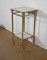 Art Deco Marble and Brass Trolley, 1920s 2