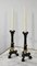 Restoration Era Bronze Candleholders, Early 19th Century, Set of 2, Image 2