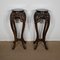 Grandes Tables d'Appoint en Palissandre, 1920s, Set de 2 1