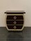 Art Deco Style Lacquered Chest of Drawers from Lam Lee Group, 1990s 1