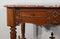 Louis XIII Spieltisch aus Nussholz und Marmor, frühes 20. Jh 9