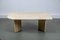 Table Basse en Travertin, 1980s 9